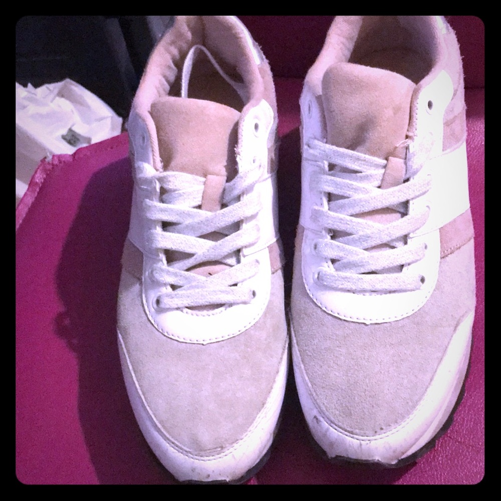 Zara sneakers with platform